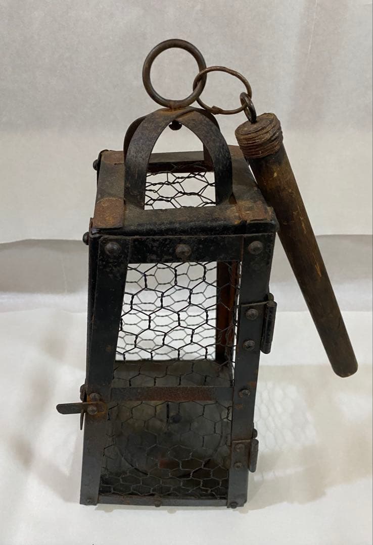 骨董　蔵行燈　灯火器