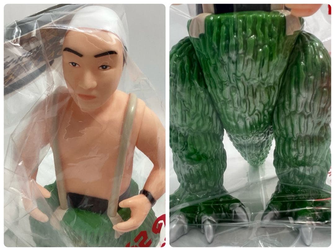 M1号 世紀の大怪獣★中島晴雄ゴジラ ソフビ ブルマァク レトログリーン 東宝