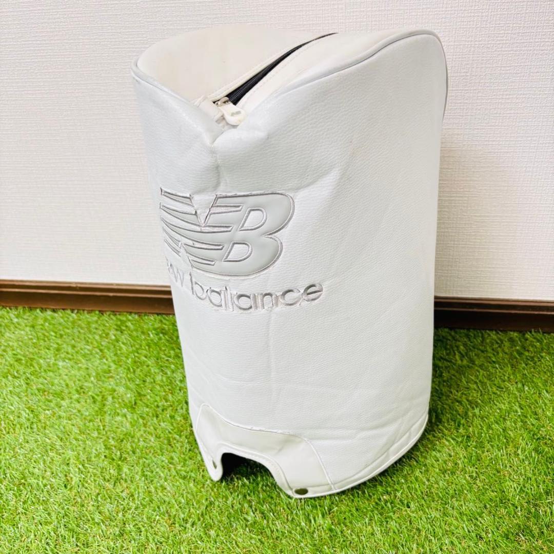 ニューバランス　キャディバッグ　メンズゴルフ　ホワイト　かっこいい　人気　白