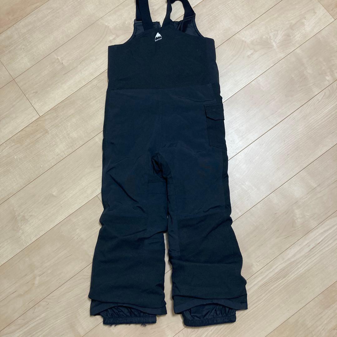 Burton キッズ　ビブパンツ　110cm 5T 黒　5〜６歳