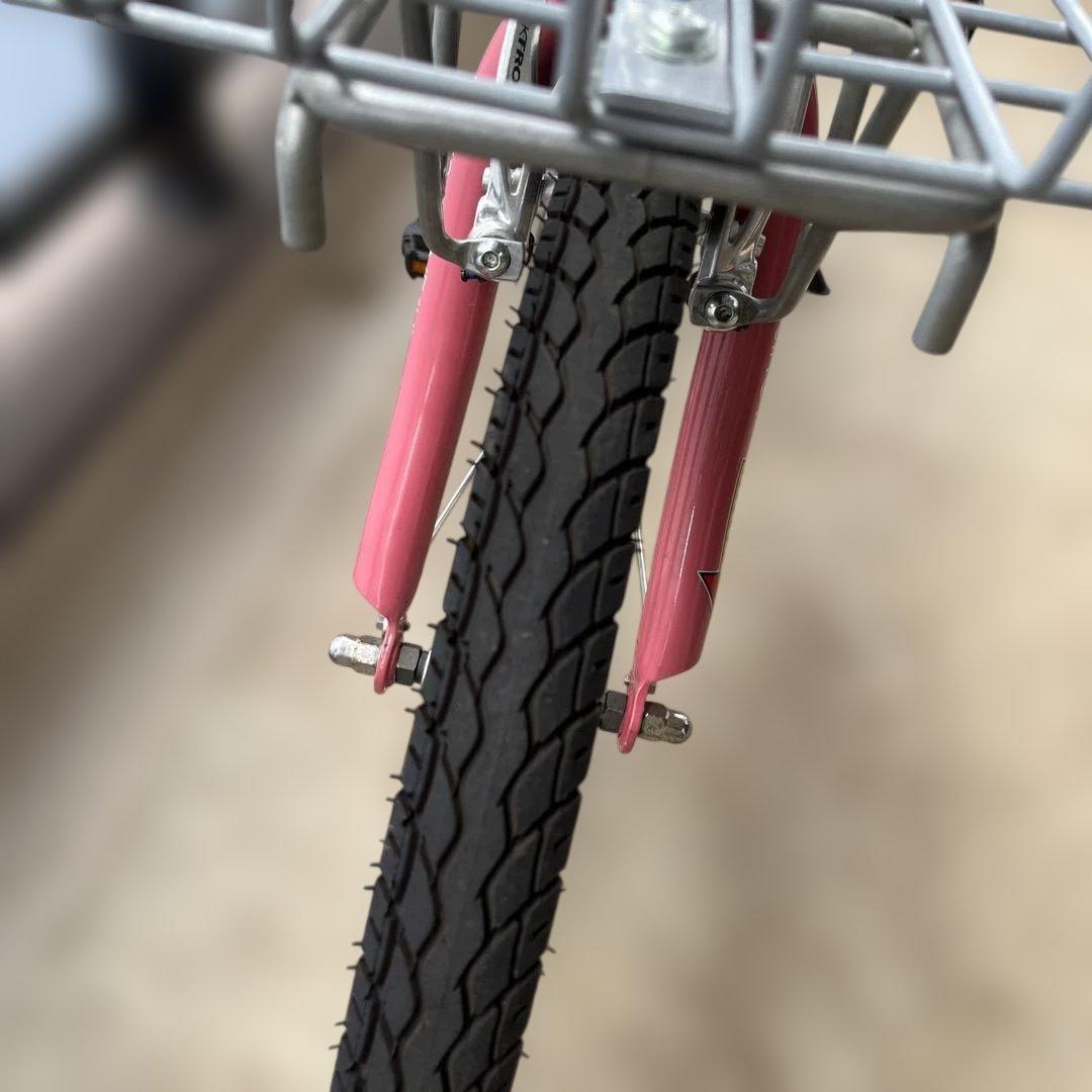 LOUIS GARNEAU 子供用自転車　前カゴ付き　6段階ギア　20インチ