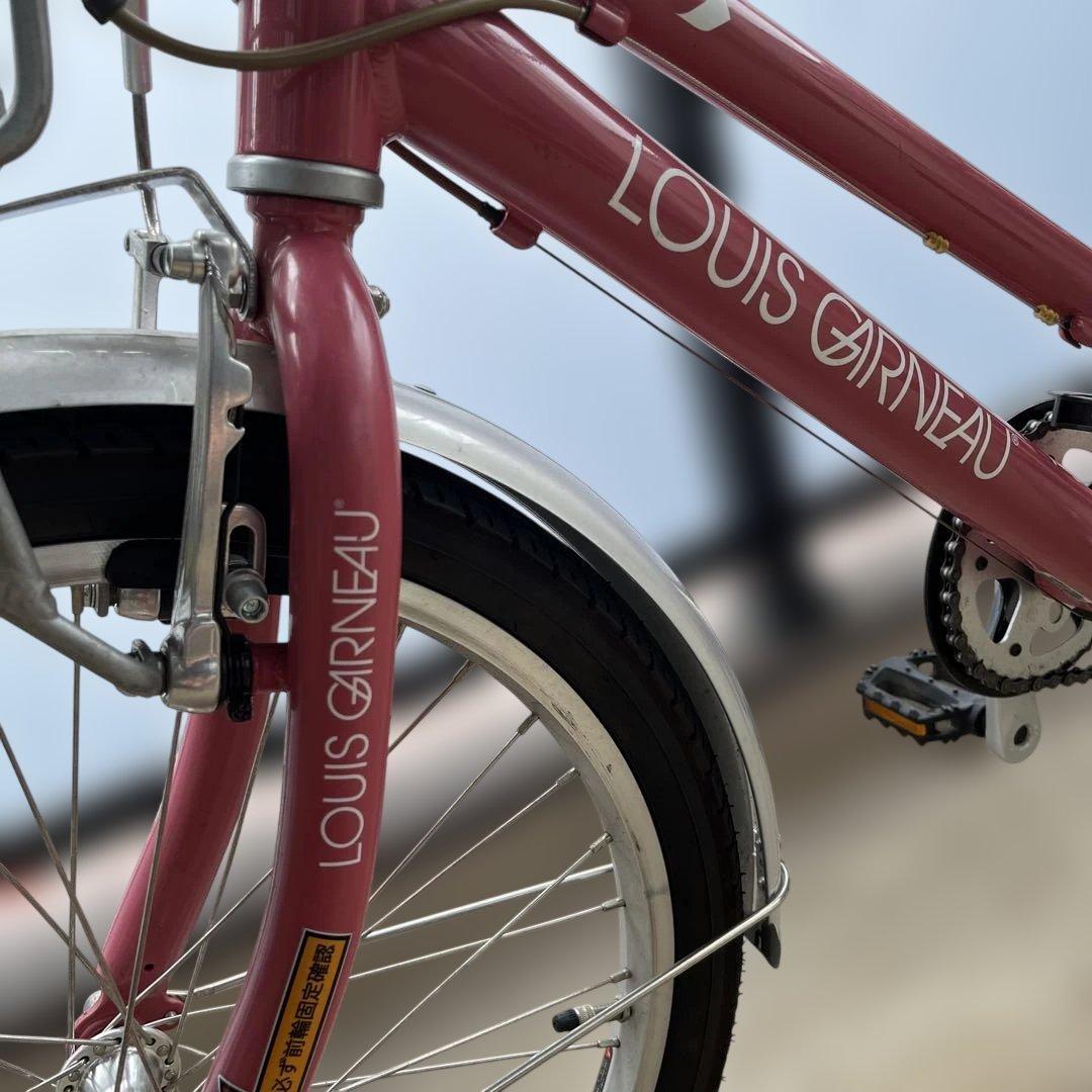 LOUIS GARNEAU 子供用自転車　前カゴ付き　6段階ギア　20インチ