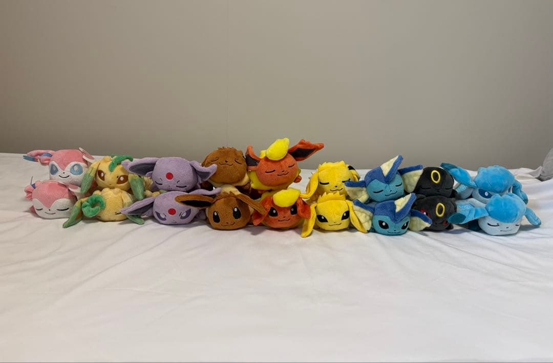 ポケモン イーブイ ぬいぐるみ 15体セット　ブイズ　くったり