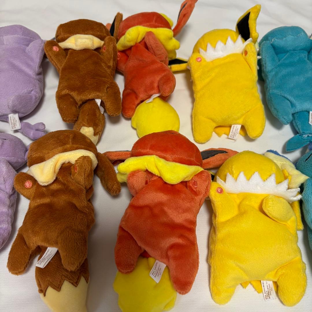 ポケモン イーブイ ぬいぐるみ 15体セット　ブイズ　くったり