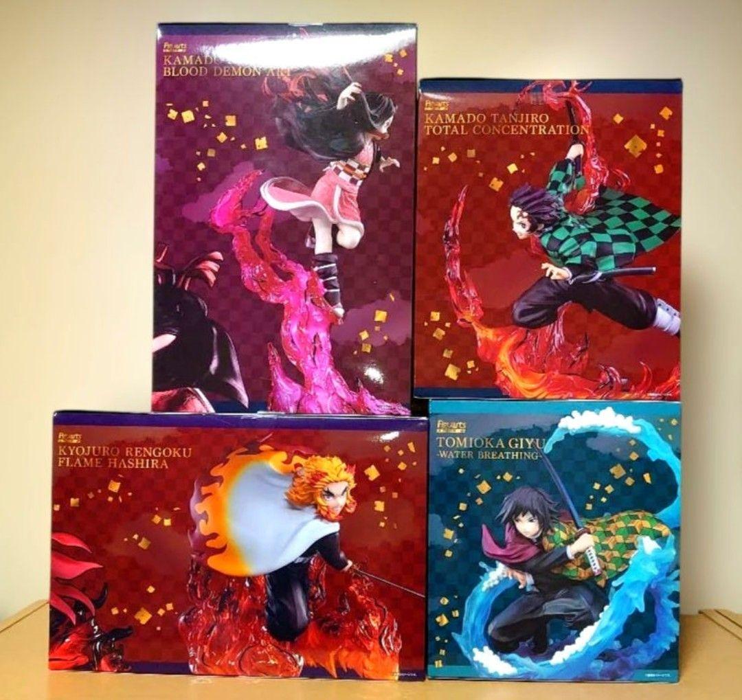 フィギュアーツZERO 竈門禰豆子 冨岡義勇 水の呼吸 竈門炭治郎 煉獄杏寿郎