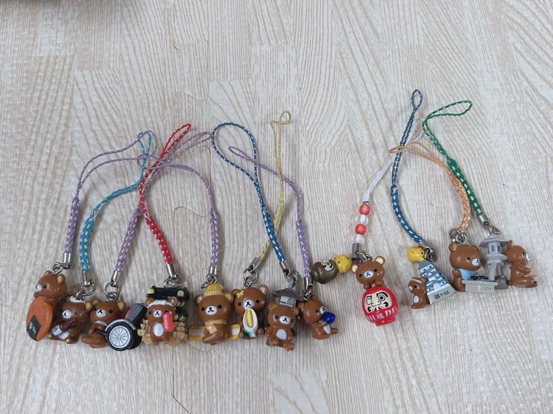 リラックマ　ご当地ストラップ　根付　キーホルダー　29個セット
