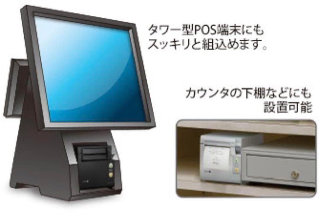 セイコーインスツル サーマルレシートプリンター USBモデル 白 RP-D10