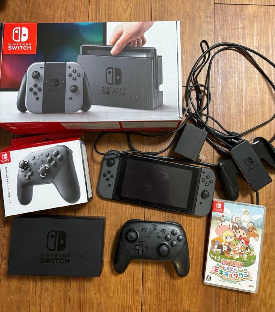 ノンノンさん専用)Nintendo Switch本体 + ソフト1本＋proコン
