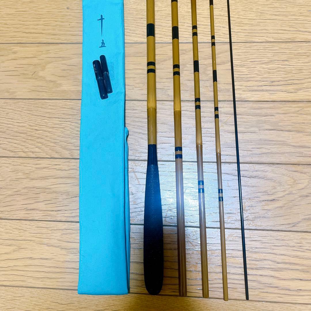 極美品 シマノ 普天元 大我 15尺 ヘラ竿 和竿