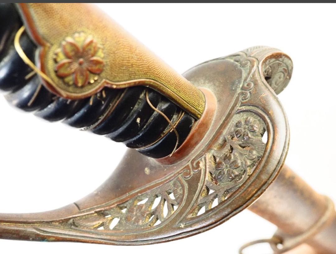 旧日本軍　儀礼刀　全長 95.3ｃｍ 指揮刀 旧日本軍 陸軍 模造刀 サーベル