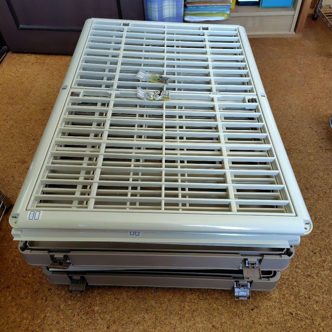 二段式キャットケージ ホワイト・グレー