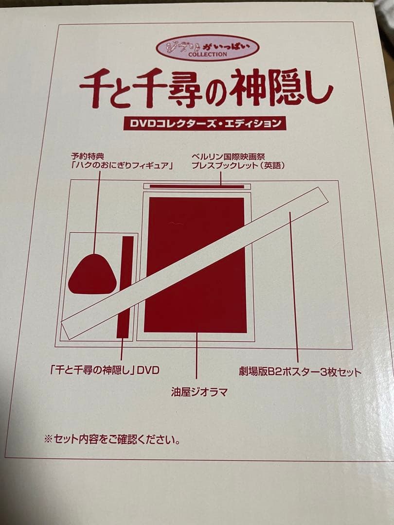ジブリ千と千尋の神隠しコレクターズエディションDVD