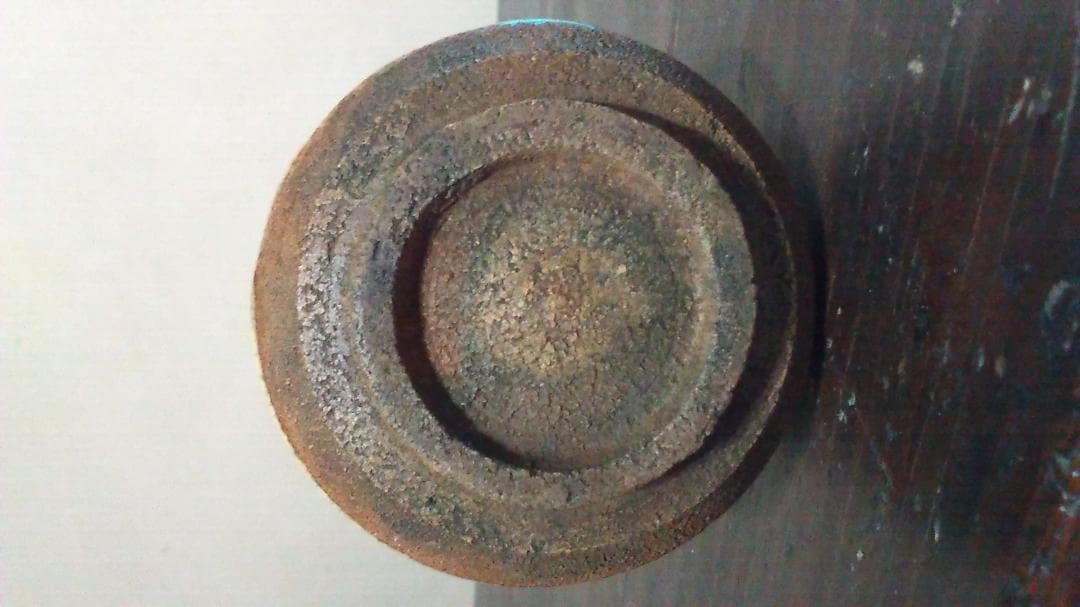 斑　唐津　筒盃　ぐい呑　無傷　保存箱付