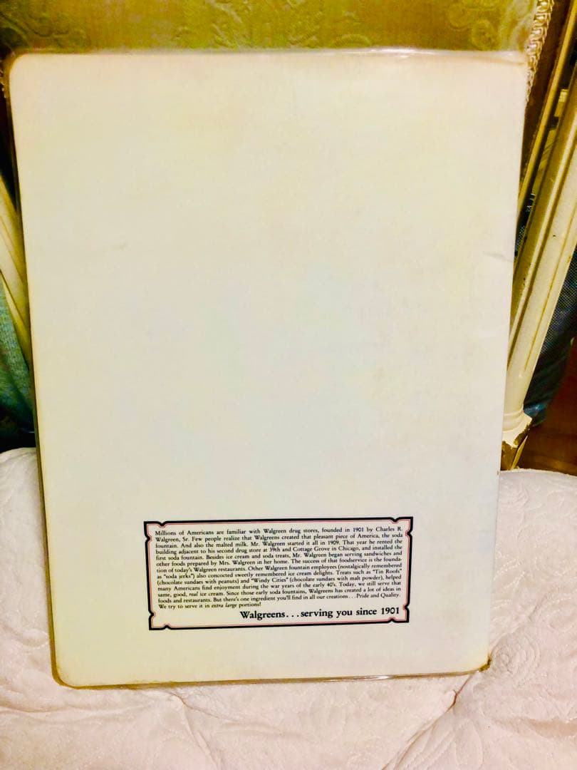 激レア！本物コカ・コーラ＊ダイナーレストランメニューWalgreen ビンテージ