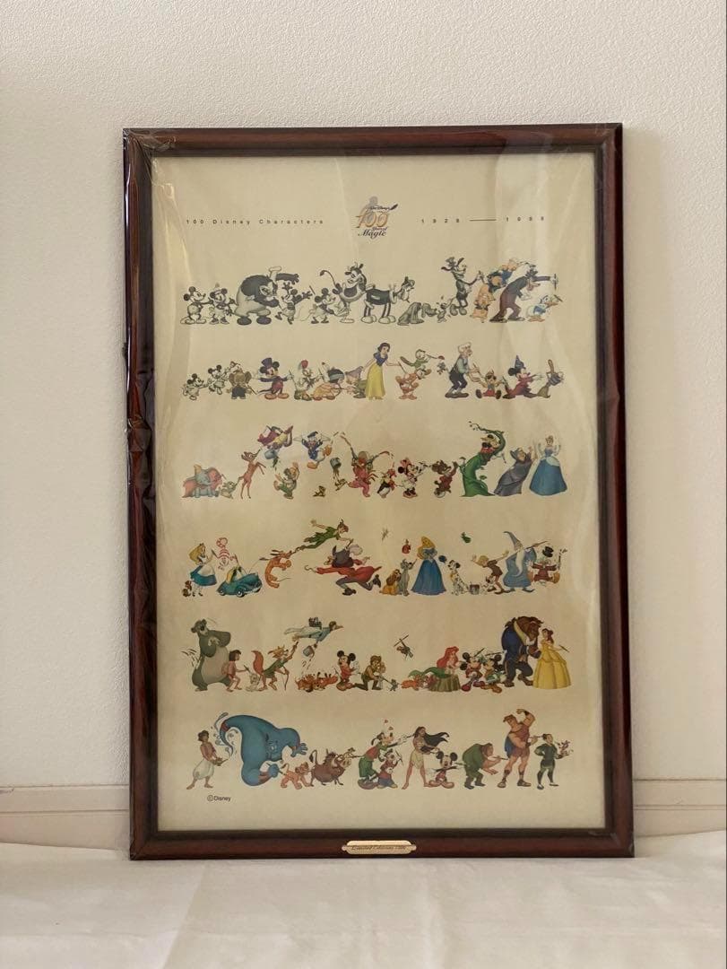 ウォルト・ディズニー 生誕100周年記念 1500枚限定　布製 ポスター