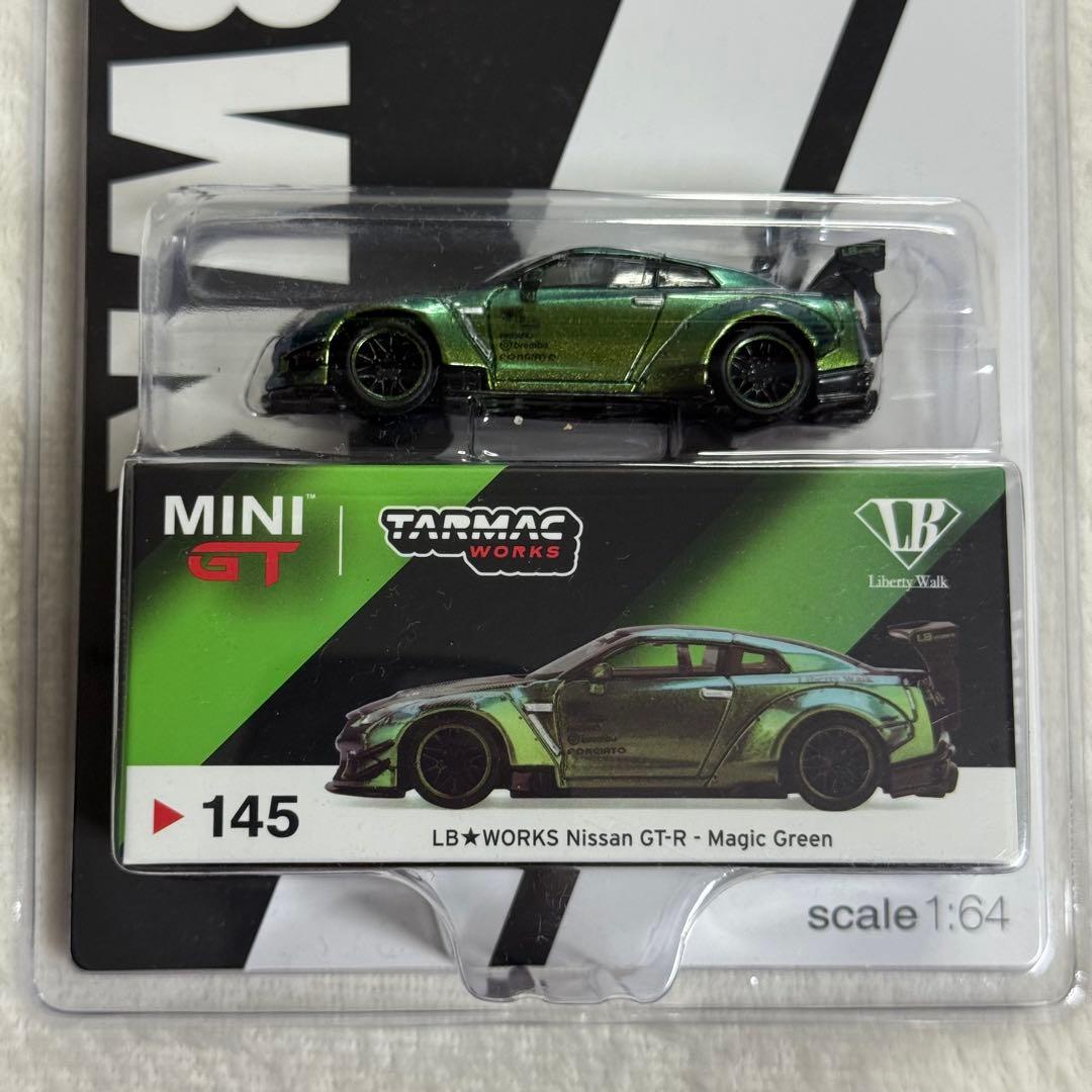 MINI GT 1/64 LBワークス 日産GT-R マジックグリーン 希少