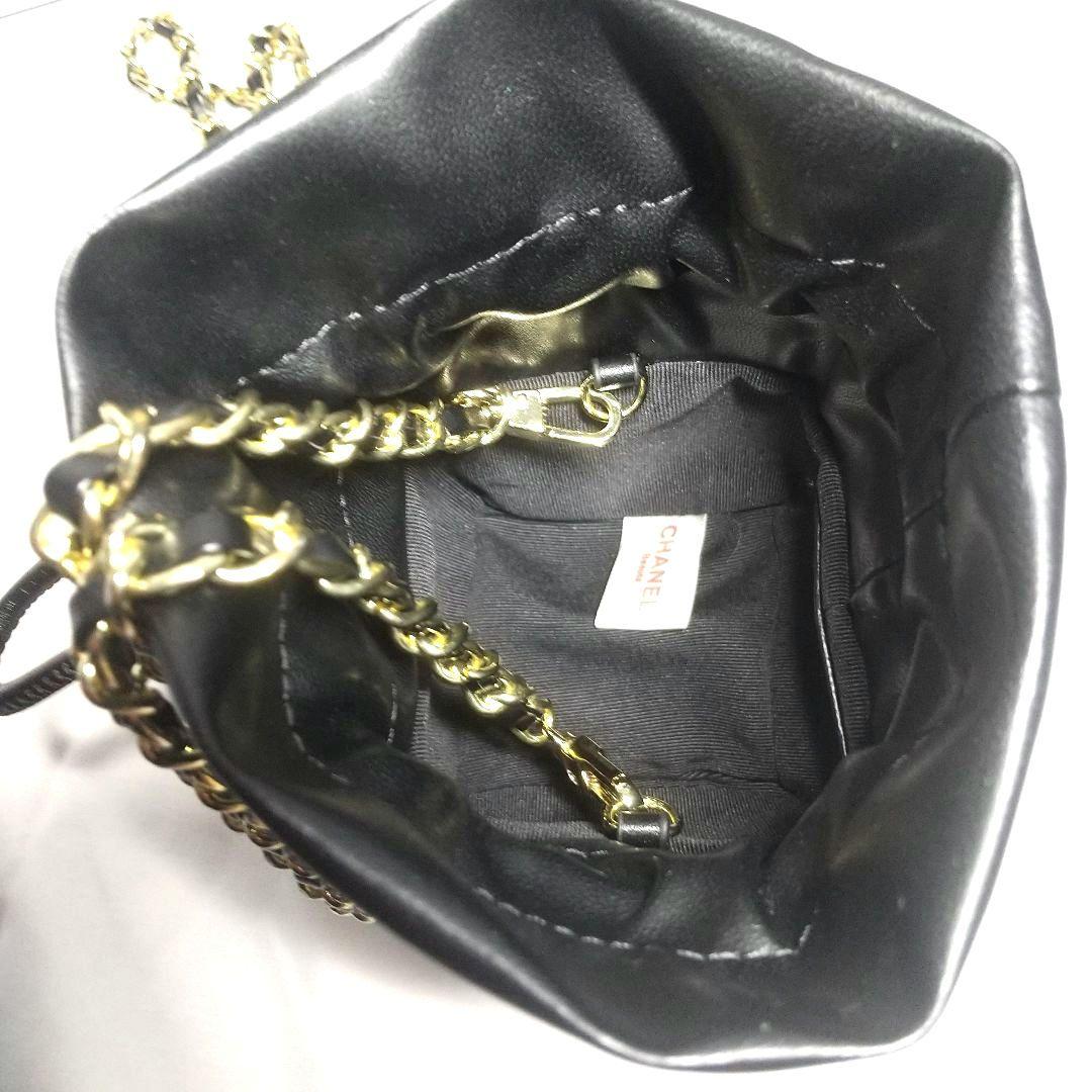 新品未使用CHANELチェーンショルダミニマトラッセ巾着VIP限定ノベルティ