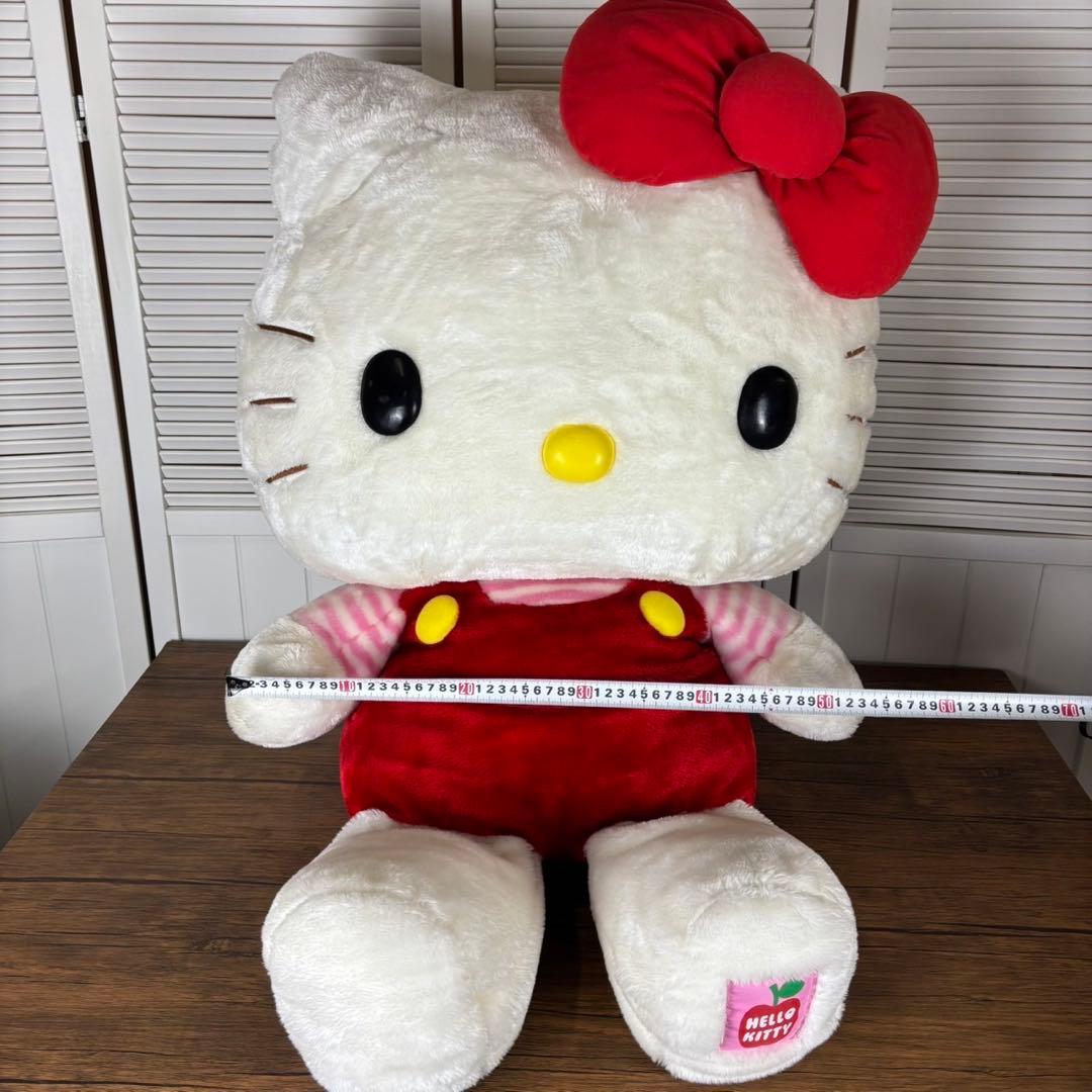 【レア】ハローキティ　特大サイズ　BIG SIZE ぬいぐるみ ビッグサイズ