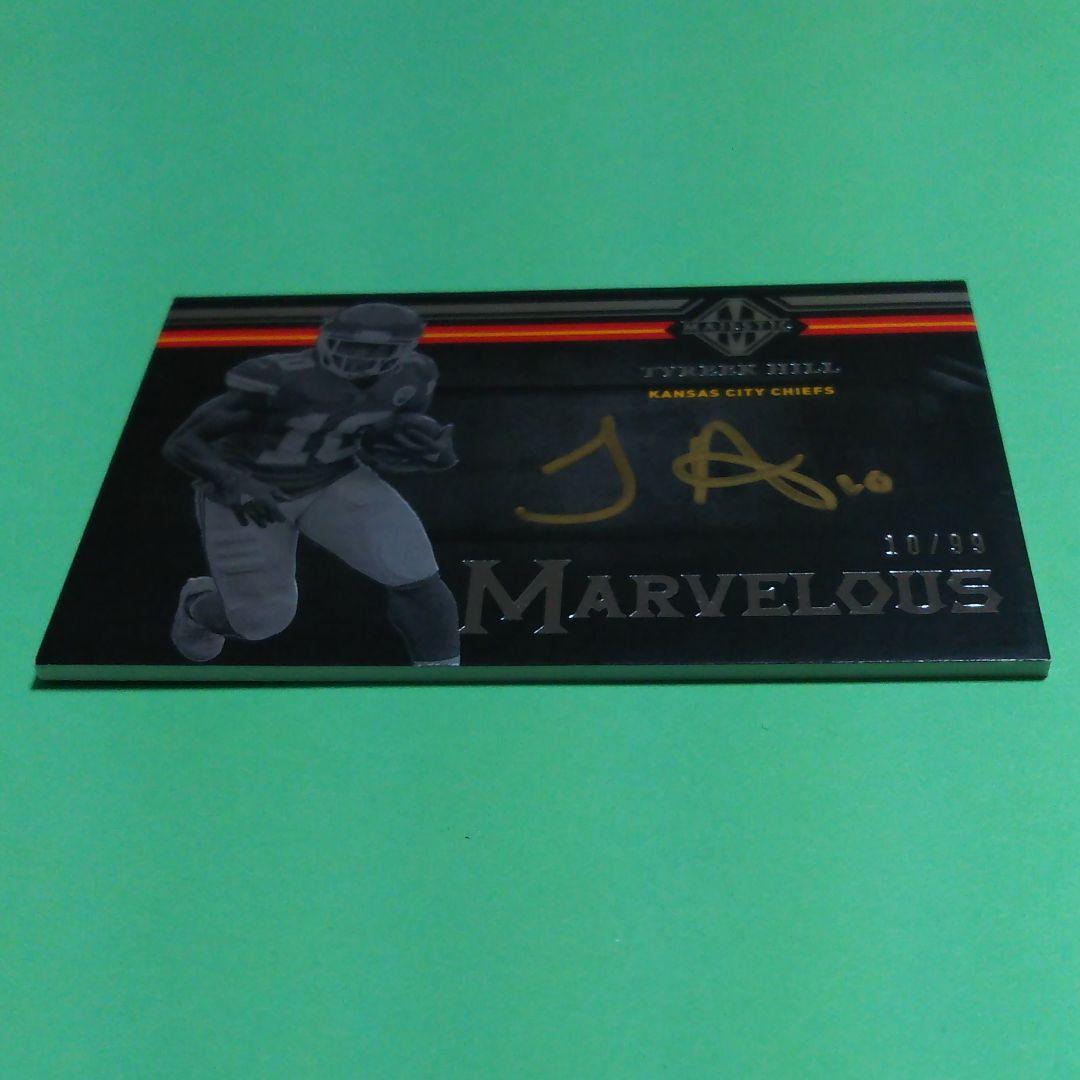 TYREEK HILL　タイリーク ヒル　直書きサインカード　　AUTO　NFL