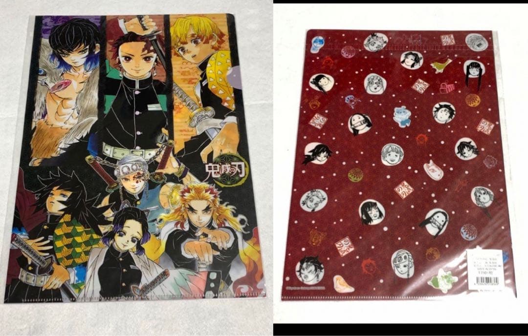 ✳︎ へんてこ顔　クリアファイル　鬼滅の刃　ジャンプショップ