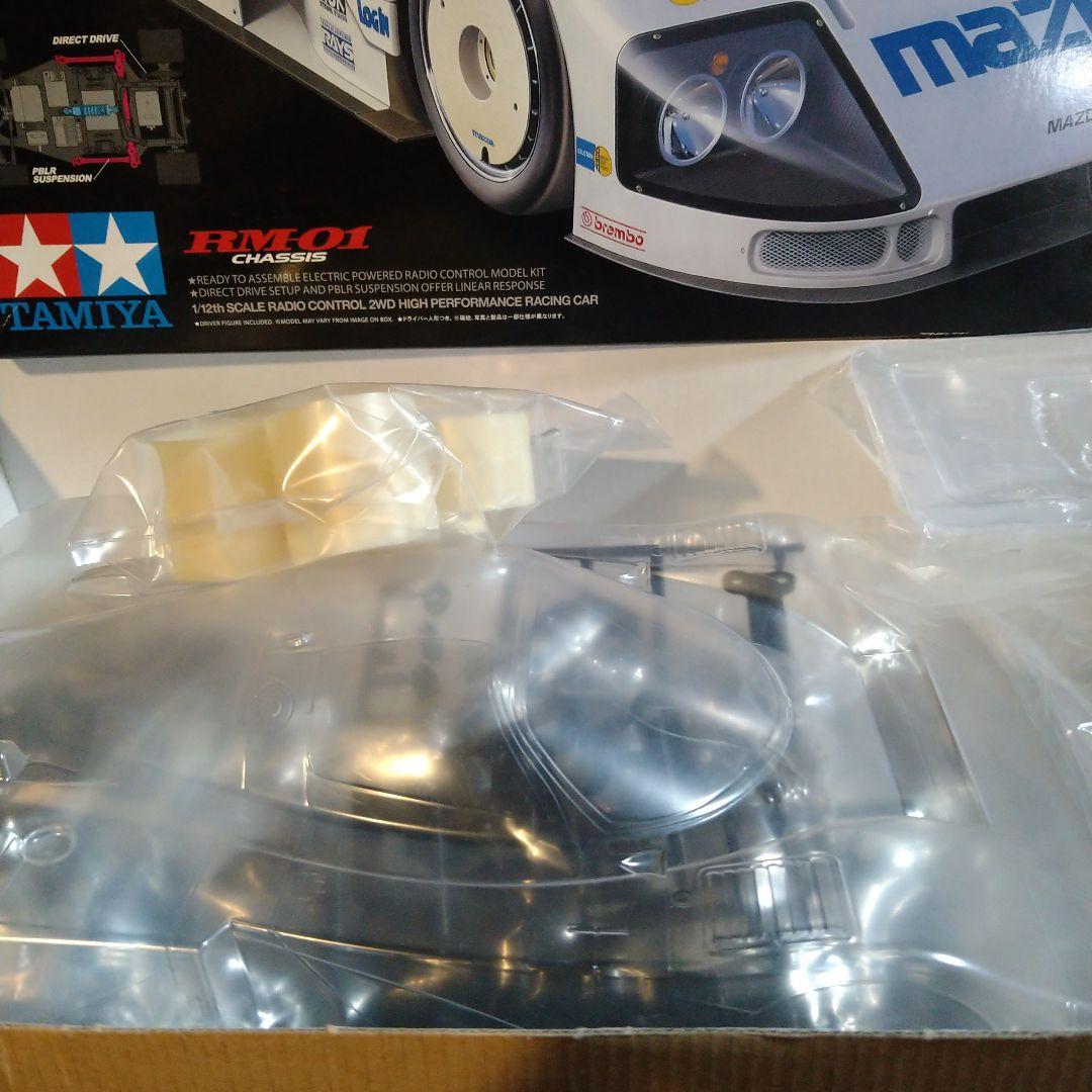 タミヤRC 1/12 マツダ787B 1991 ルマン RM01シャーシ（難有）