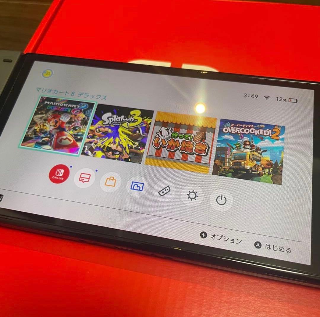 【美品】Switch 有機ELモデル＊マイニンテンドーカスタムカラー