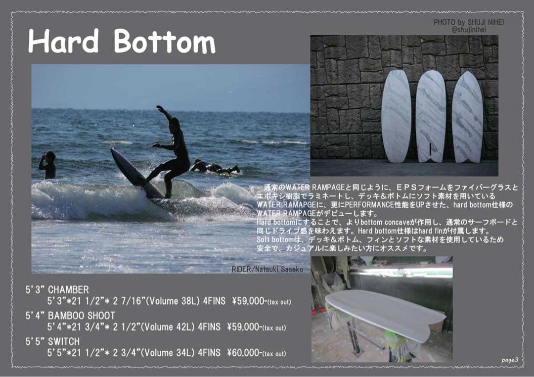 Water Rampage ウォーターランページ　ソフトボード