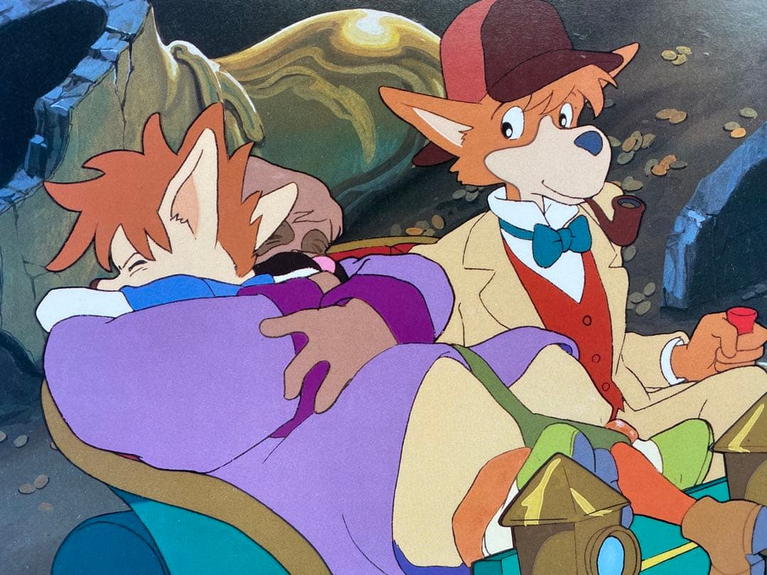 【限定1点】名探偵ホームズ　名場面イラスト① 宮崎駿　スタジオジブリ