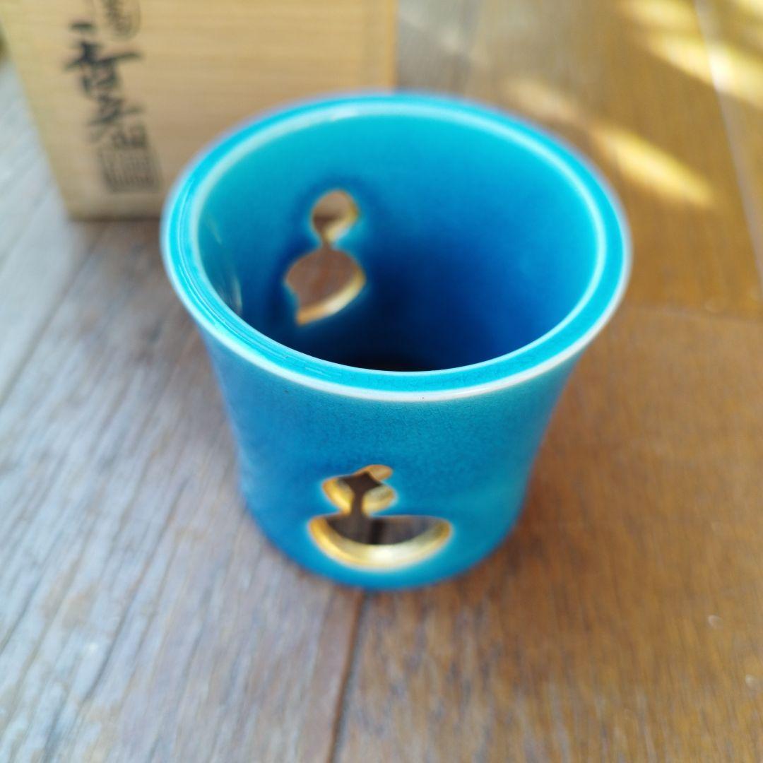 真葛焼　宮川香齋　蓋置　瓢箪　茶道具　共箱