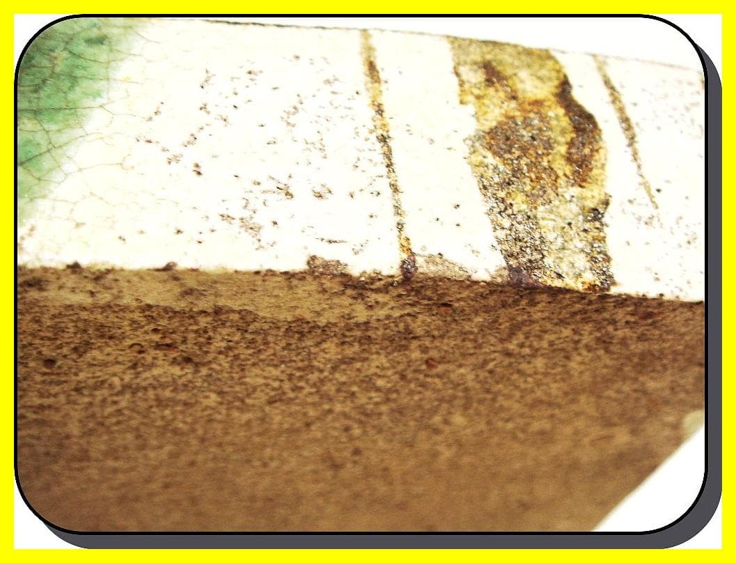 ma507⑦『織部 松 五角鉢』　/骨董品 古美術 古玩 アンティーク