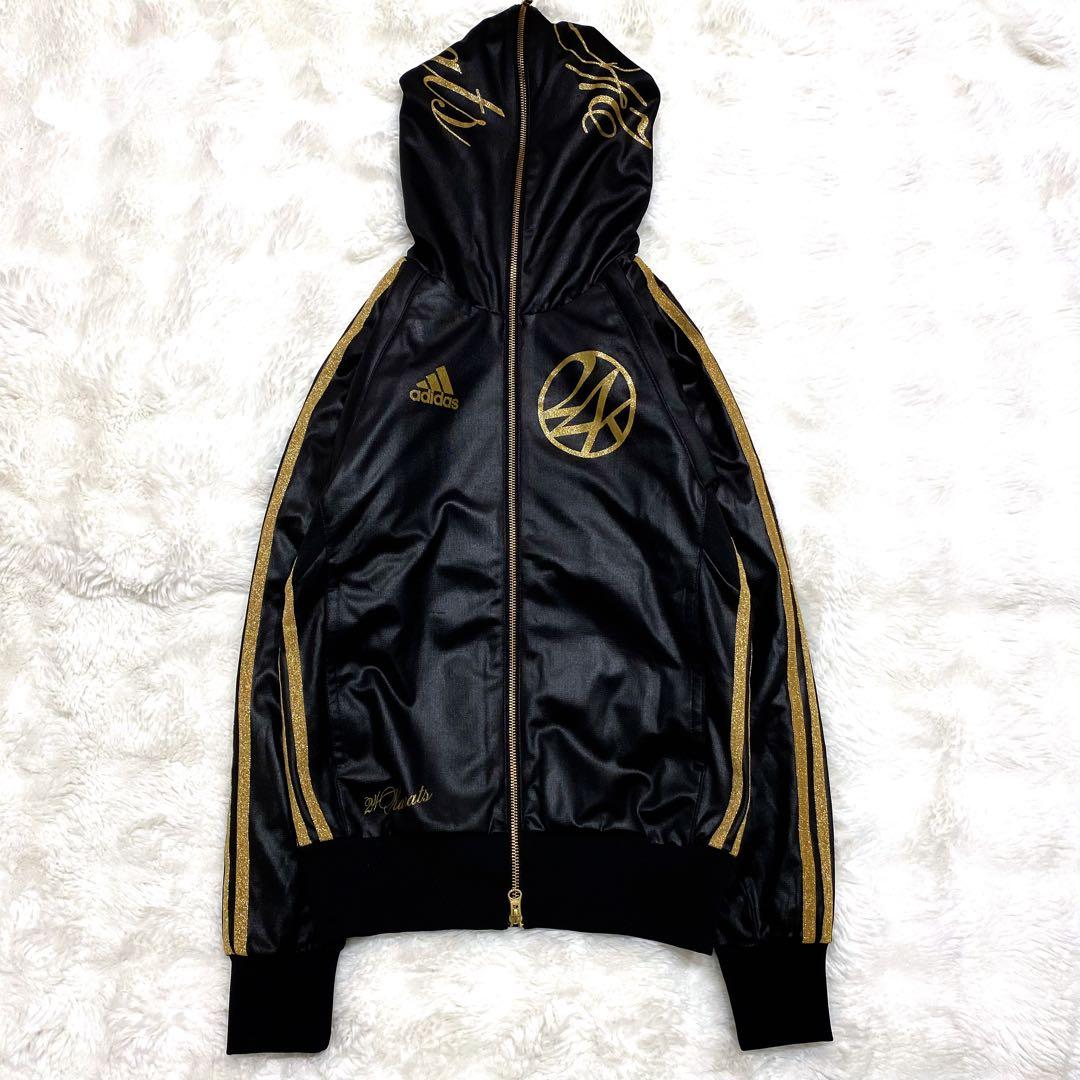 【試着のみ】adidas × 24Karats ポーチ付 ジャージ 2XS