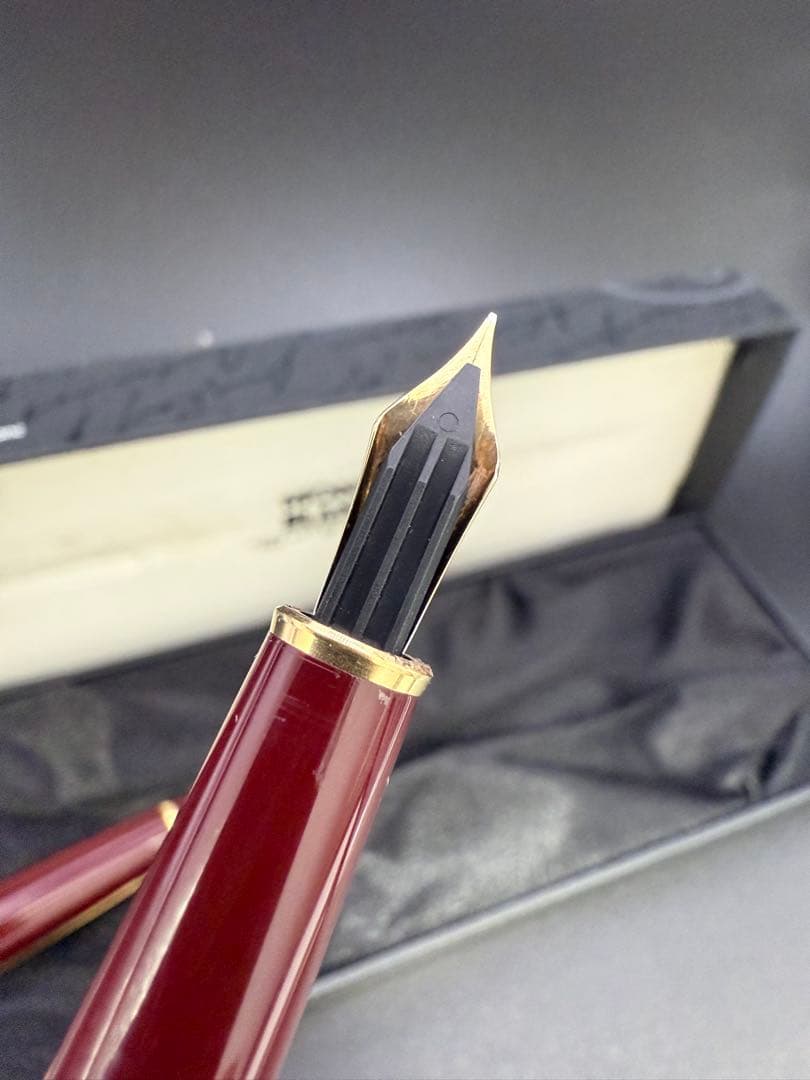MONTBLANC 万年筆 144 ボルドー F 14K