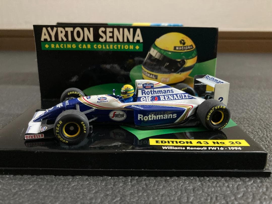 1/43 ミニチャンプス Williams Renault FW16 SENNA