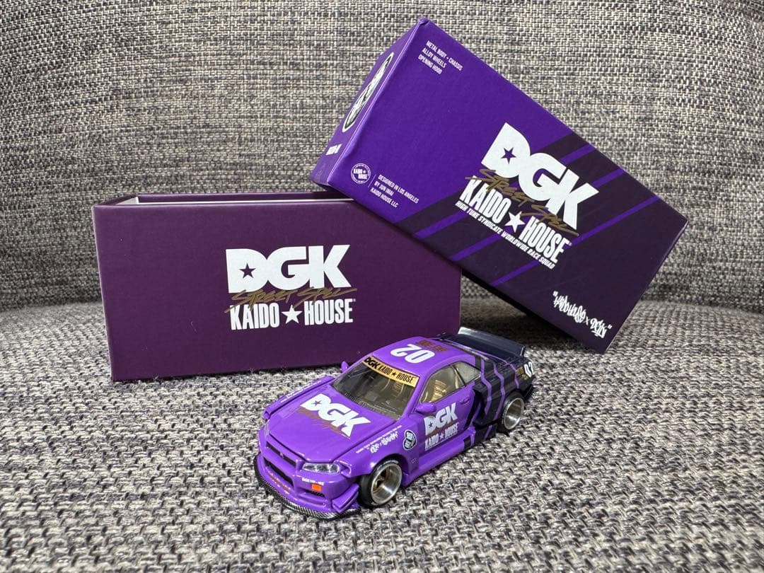 1/64 KAIDO HOUSE スカイライン　GT-R R34 DGKコラボ