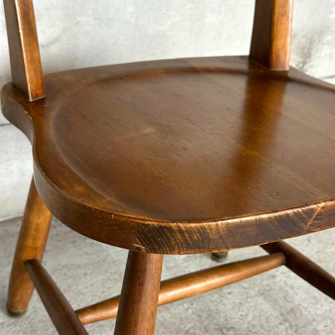 ✿昭和レトロ✿ 東洋ファニチャー ダイニングチェア ヴィンテージウッド 無垢