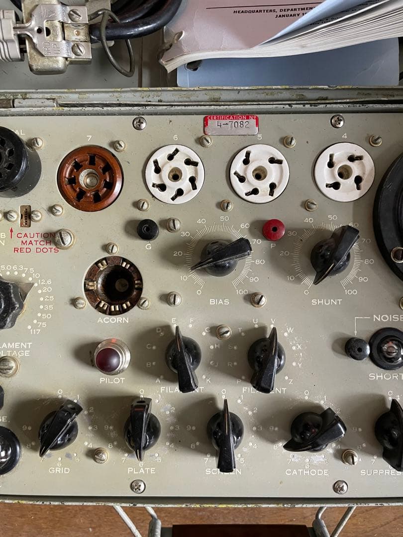 真空管試験機 TV-7B/U