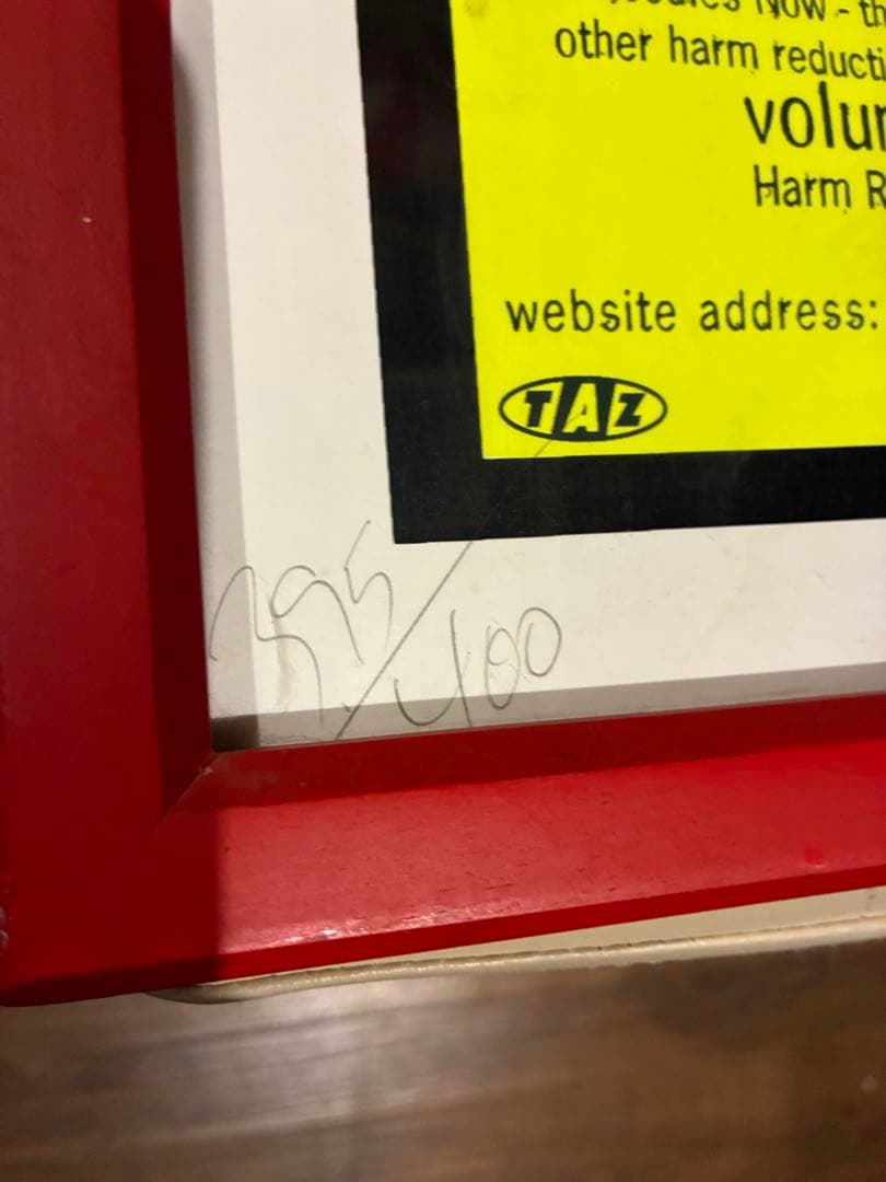 TAZ シルクスクリーンポスター BEASTIE BOYS