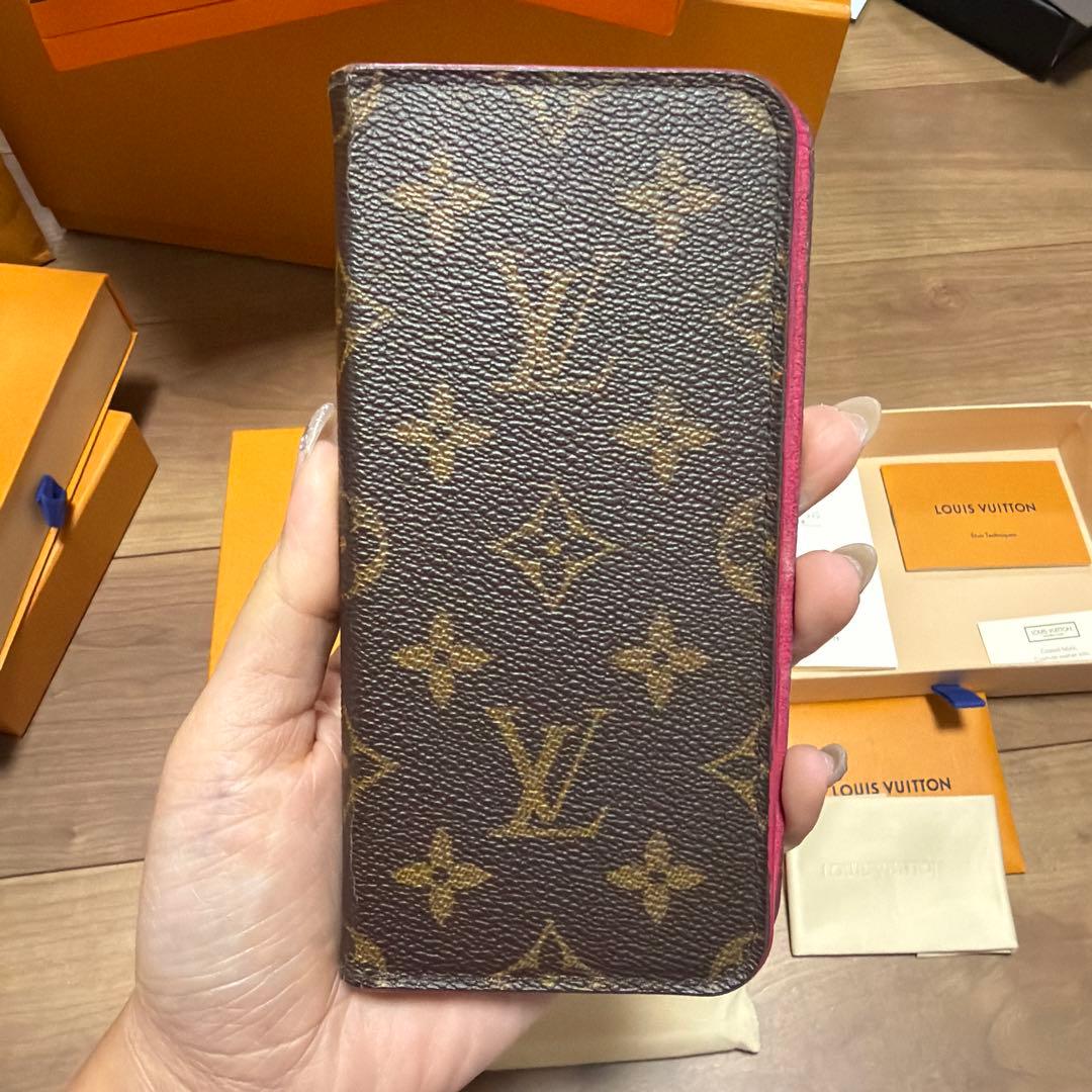 LOUIS VUITTON モノグラム レザーケース