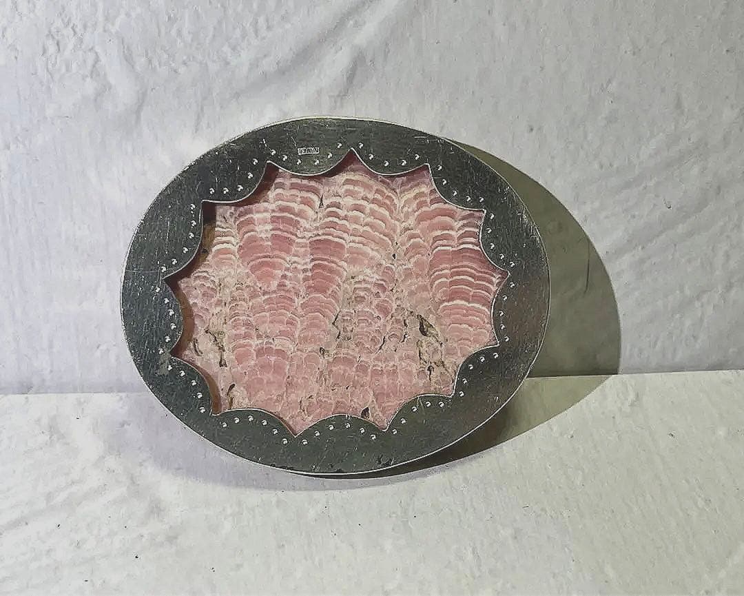 天鵞絨之兎　インカローズ × シルバー925 オブジェ ペーパーウェイト