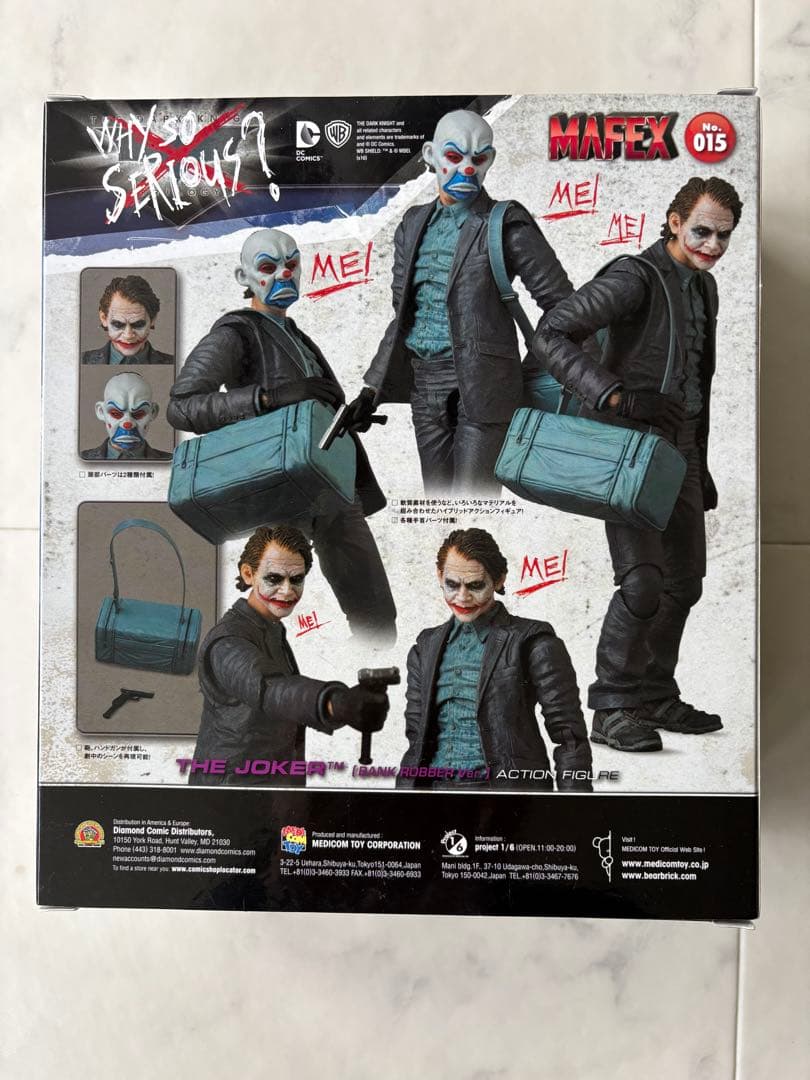 ダークナイト　ジョーカー　フィギュア　MAFEX 015 THE JOKER