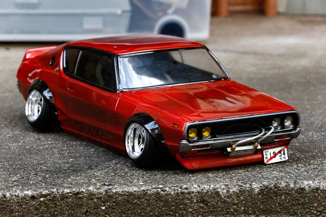 パンドラRC 日産 スカイライン 2000GT-R ケンメリ 塗装済みボディ