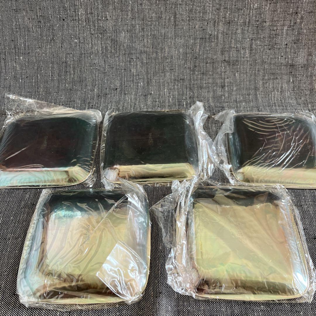 銀川堂『いぶし銀』黄銅 茶器揃 急須＆茶托10客 煎茶道具 金属工芸