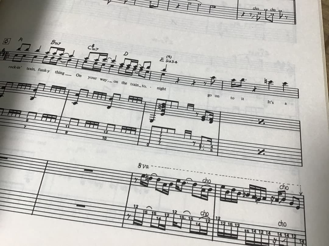 S/楽譜/ジョーペリー/ジョーペリープロジェクト/熱く語れ/タブ譜/ギタースコア