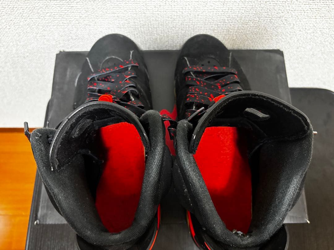 シューズ(男性用) NIKE AIR JORDAN6 RETRO OG BLACK INFRARED