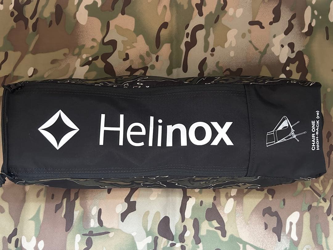 HELINOX／チェアワンハイバックRe(エックスレイタイガーカモ)