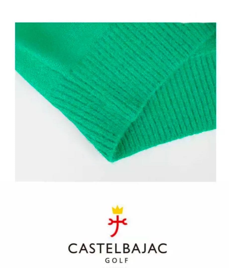 未入荷　カステルバジャクレディースゴルフセーター　マルチカラーS L