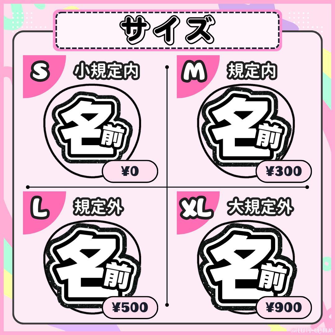 うちわ文字 団扇屋さん オーダー 文字パネル ネームボード 連結パネル 折り畳み