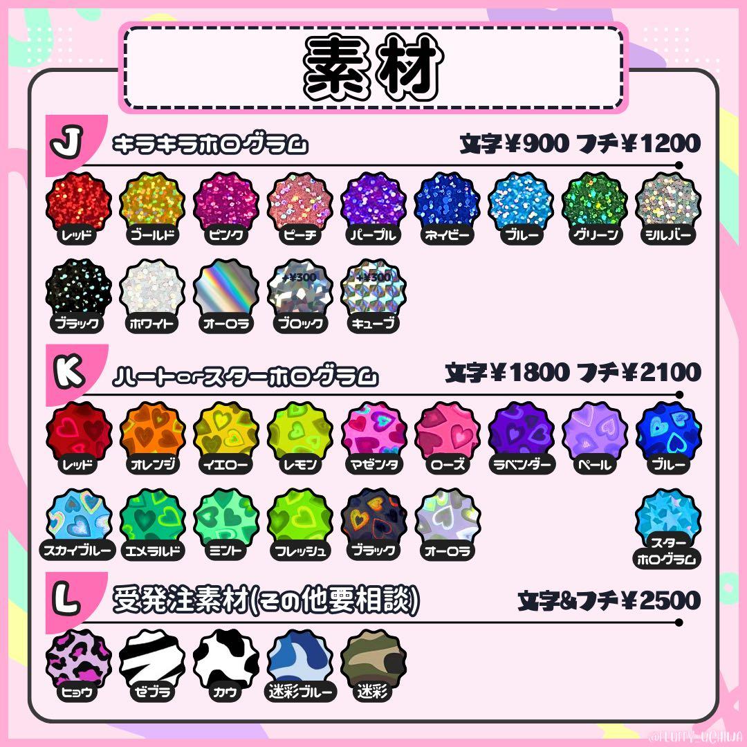 うちわ文字 団扇屋さん オーダー 文字パネル ネームボード 連結パネル 折り畳み