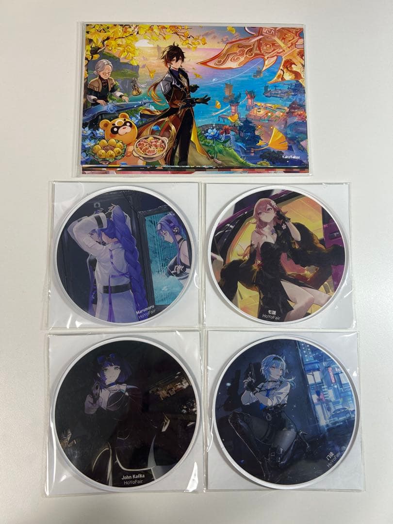 【超希少】原神 HoYoFair 限定特典 アクリルコースター ポストカード
