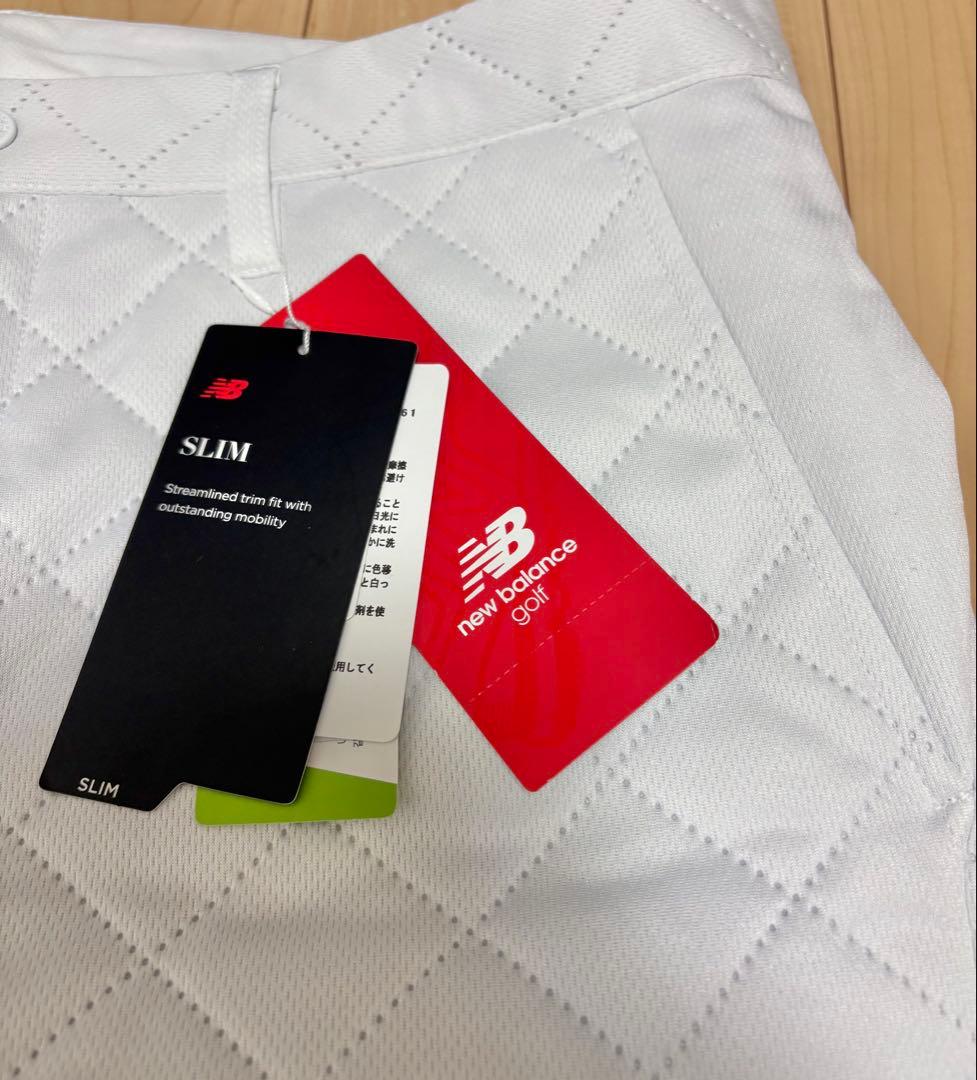 【新品】New Balance (暖パン)ゴルフパンツ スリムフィット ホワイト